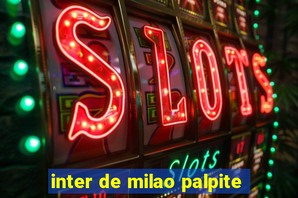 inter de milao palpite